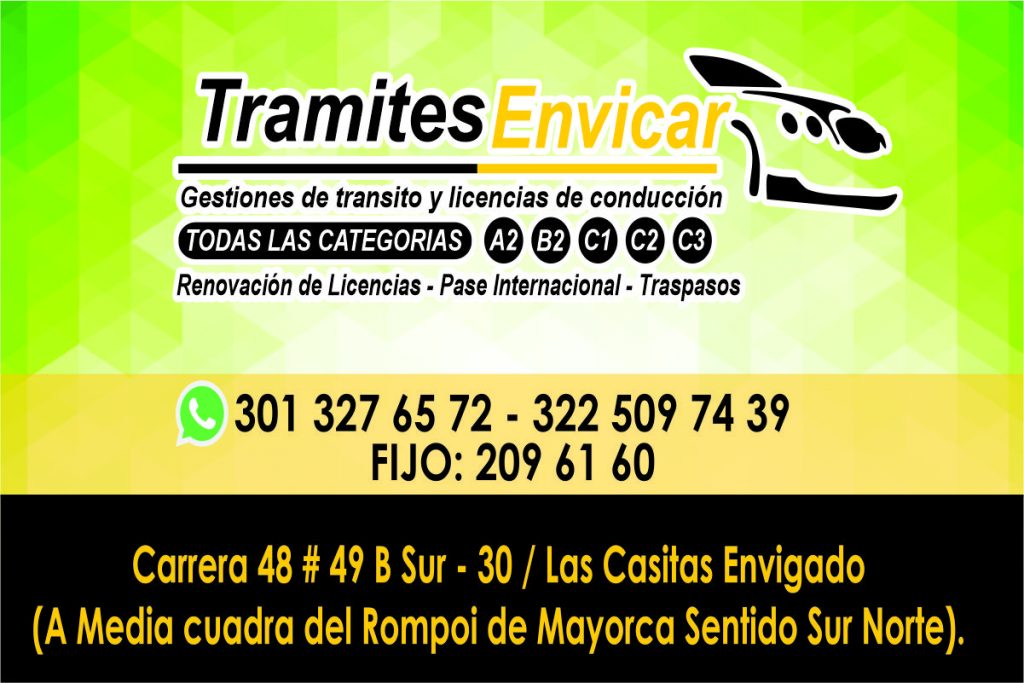 Tramites ENVICAR