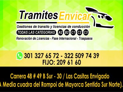 Tramites ENVICAR