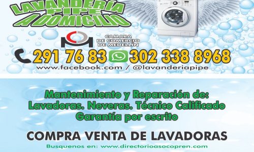 Lavandería PIPE a domicilio