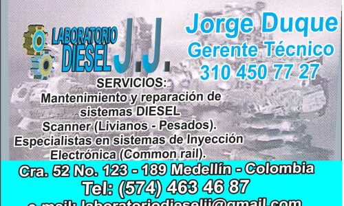 Laboratorio Diesel JJ 3104507727