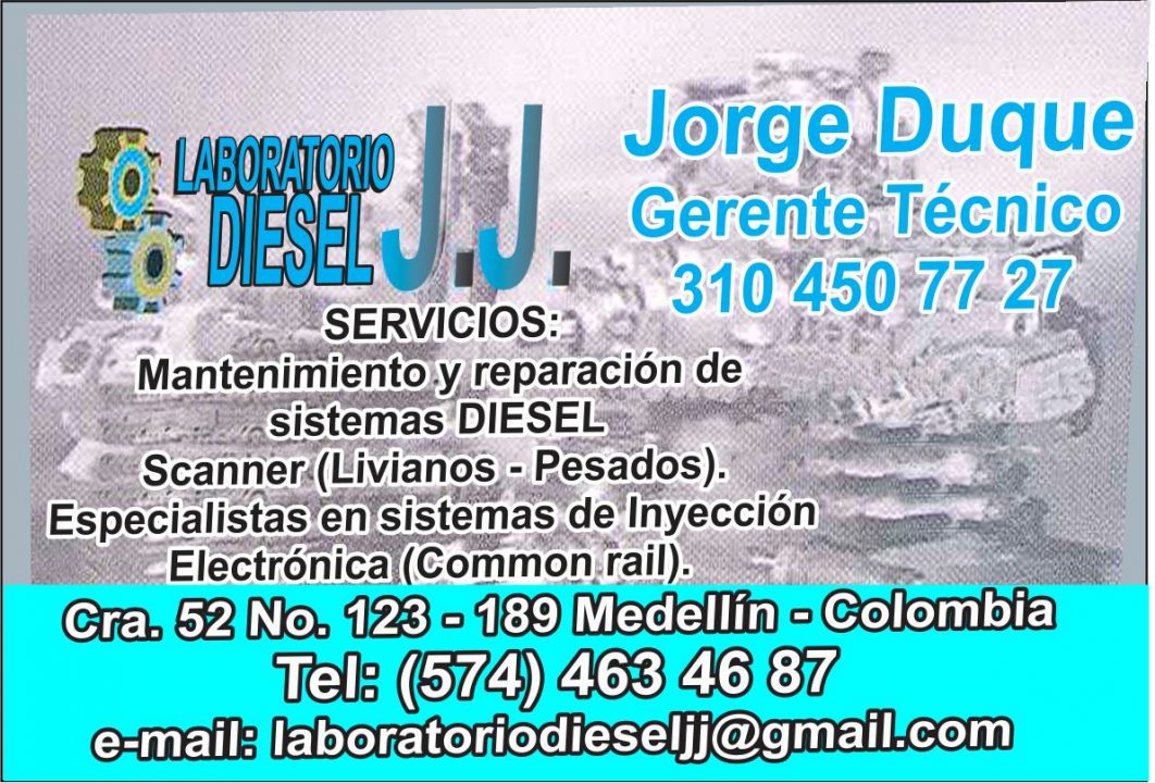 Laboratorio Diesel JJ 3104507727