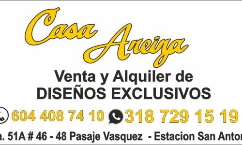 Alquiler de Trajes Casa Areiza